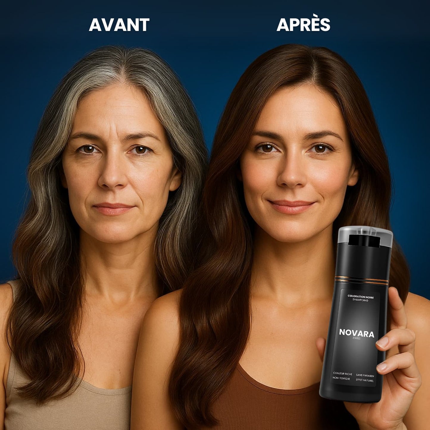 Shampoing colorant instantané
