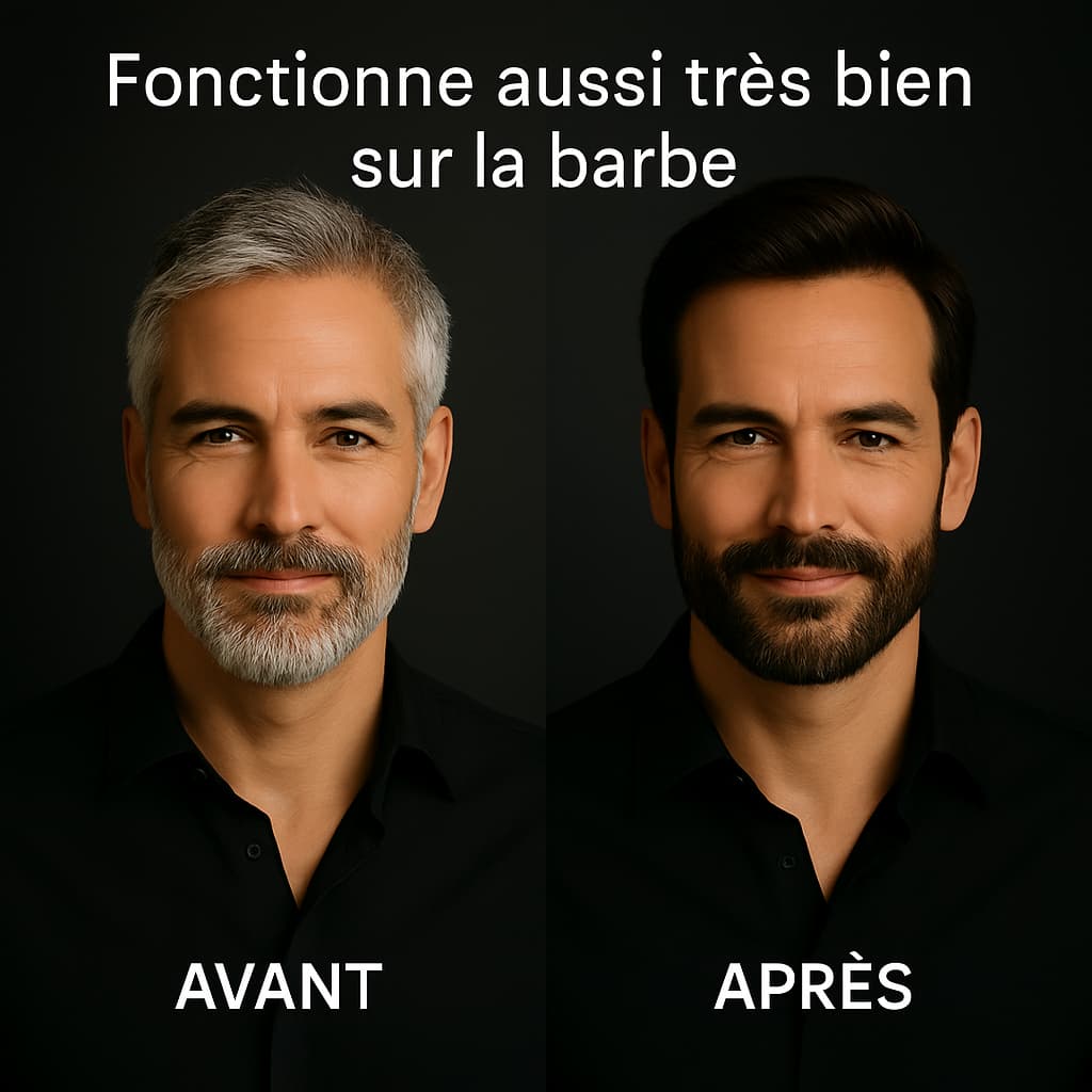 Shampoing colorant instantané Homme
