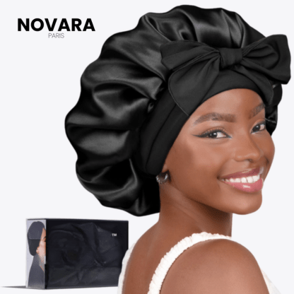 Bonnet de nuit en satin - NOVARA PARIS