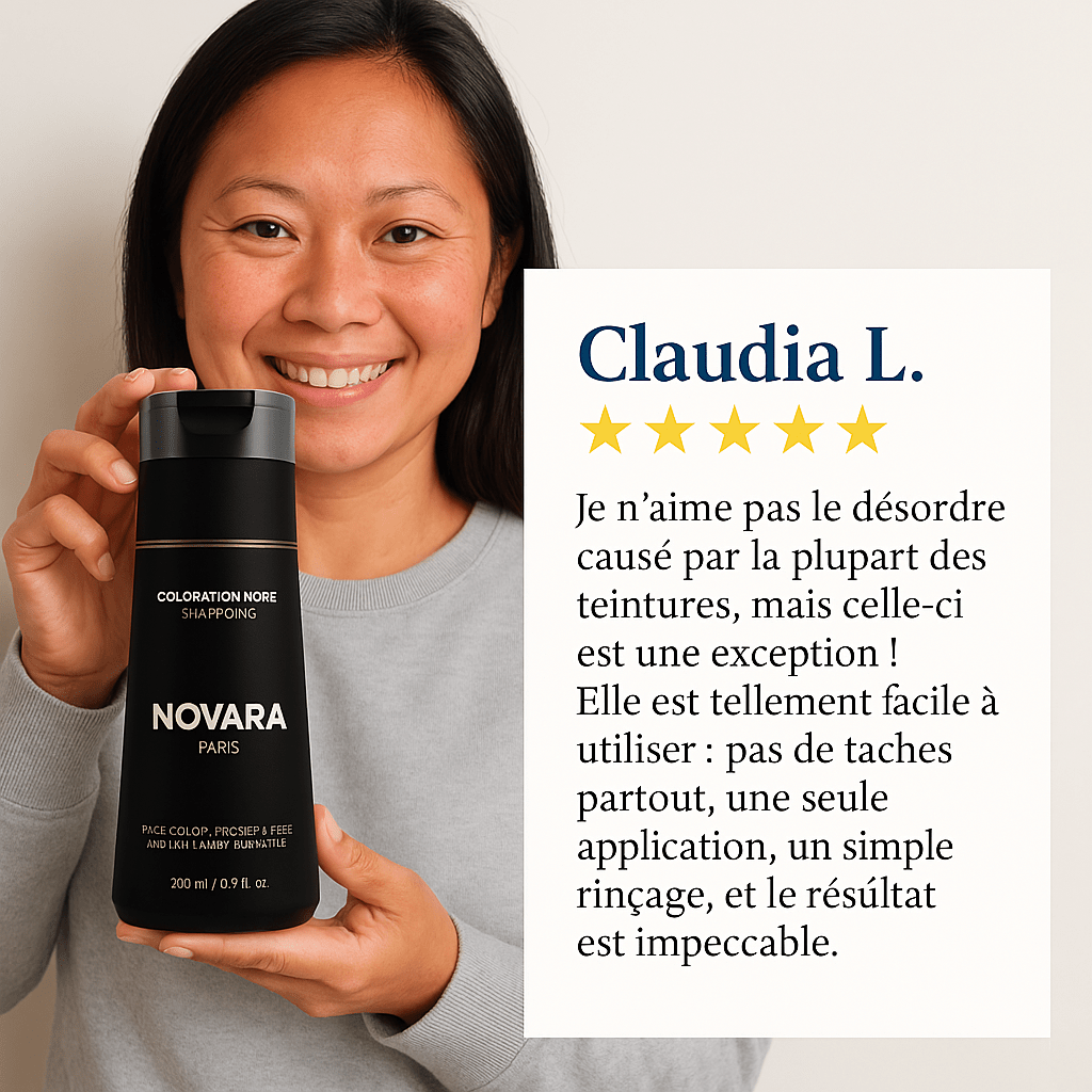 Shampoing colorant instantané - NOVARA PARIS