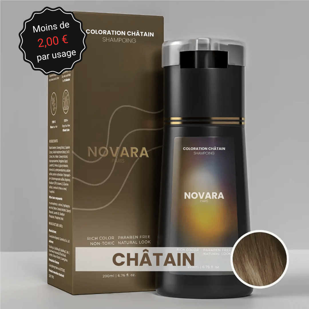 Shampoing colorant instantané Homme - NOVARA PARIS
