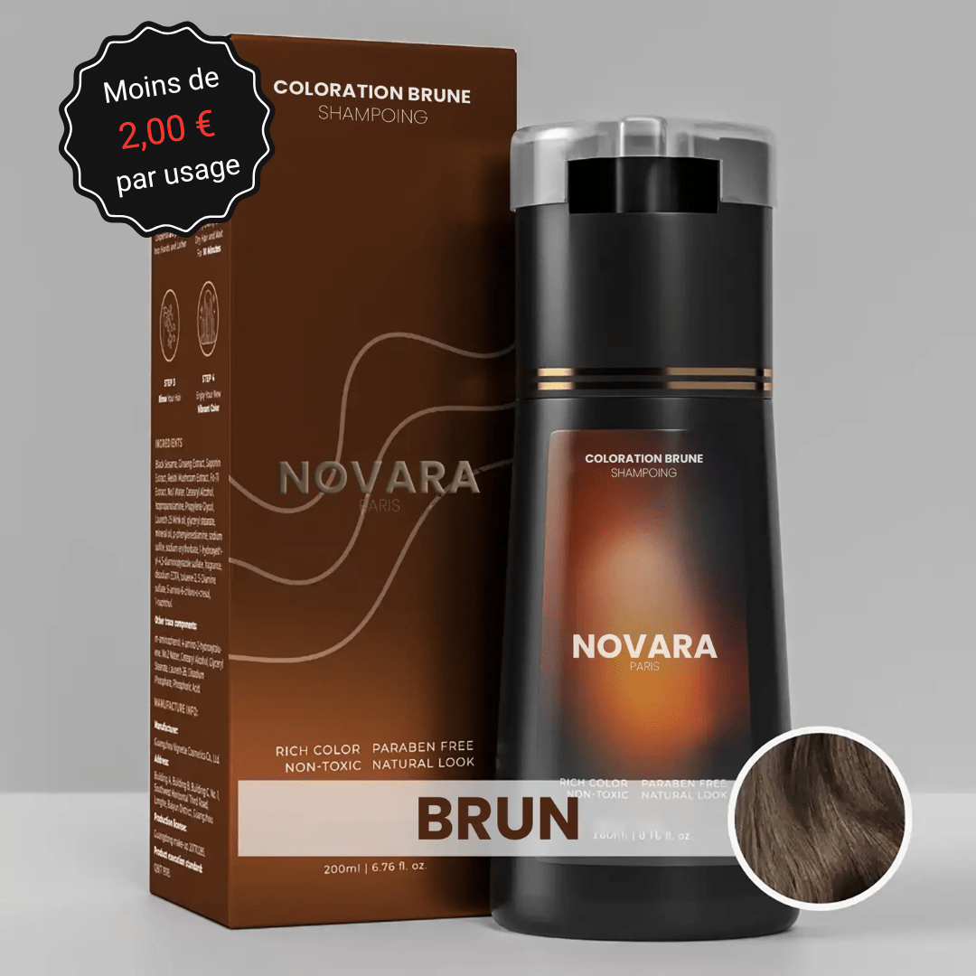 Shampoing colorant instantané Homme - NOVARA PARIS
