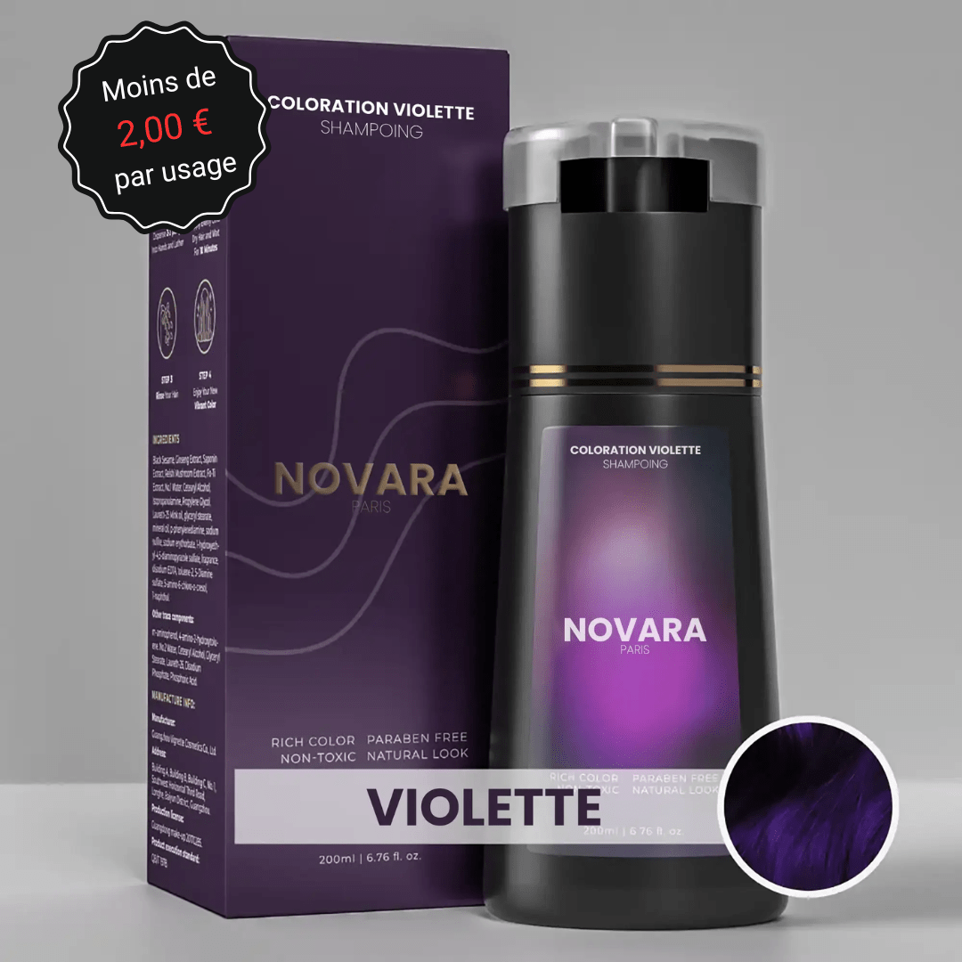 Shampoing colorant instantané Homme - NOVARA PARIS